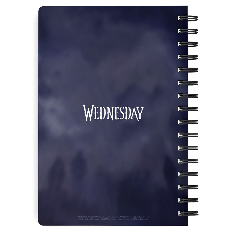 WEDNESDAY RAIN WEDNESDAY 3D EFFECT Libreta