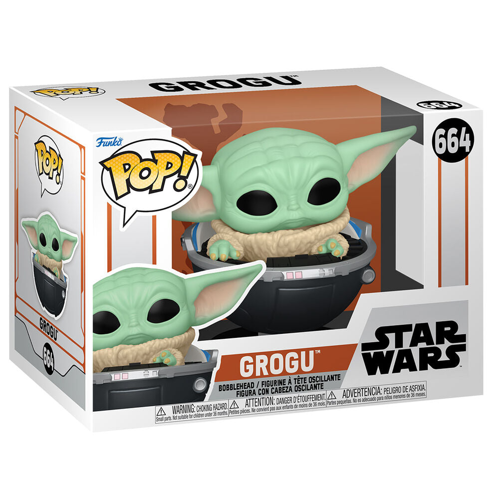 Star Wars The Mandalorian Figura POP Vinyl Grogu 9cm