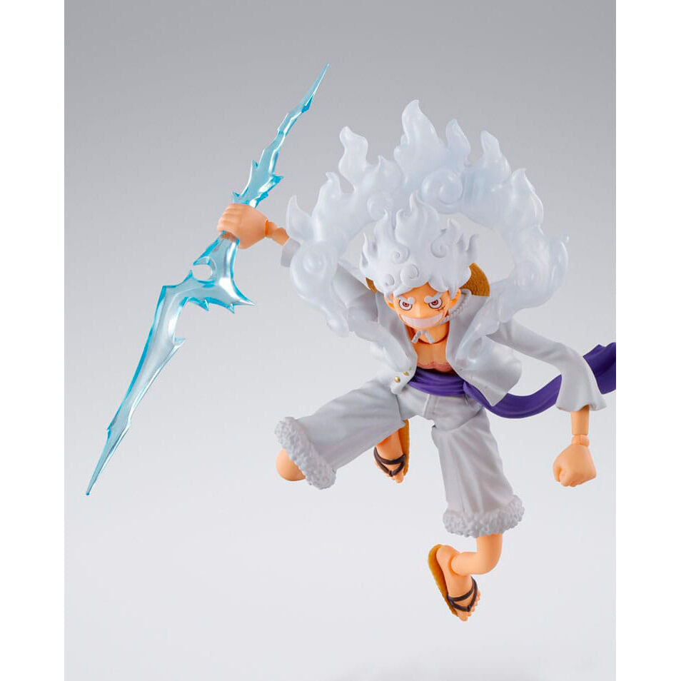 Figura S H figuarts Monkey D Luffy Gear 5 One Piece 15 5cm