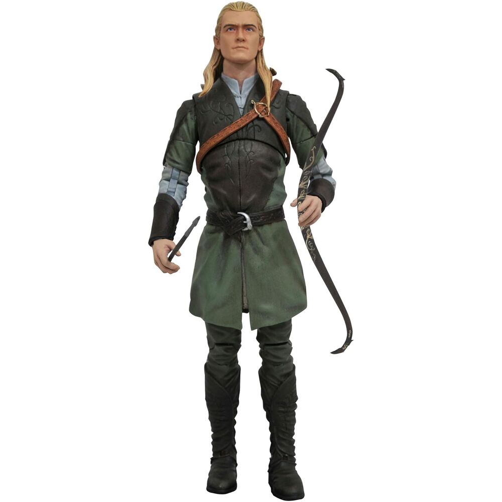 Figura diamond collection el señor de los anillos series 1 re - run legolas 18cm