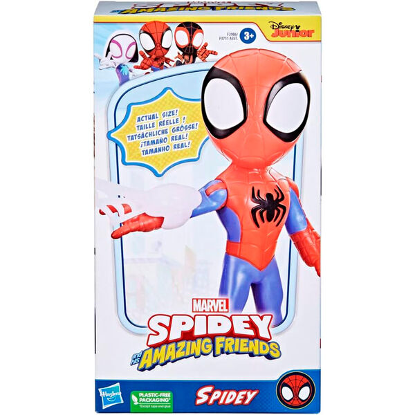 Figura gigante hasbro marvel spidey and his amazing friends spidey