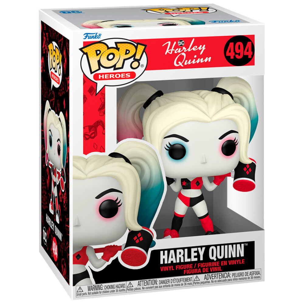 Figura POP DC Comics Harley Quinn 9cm