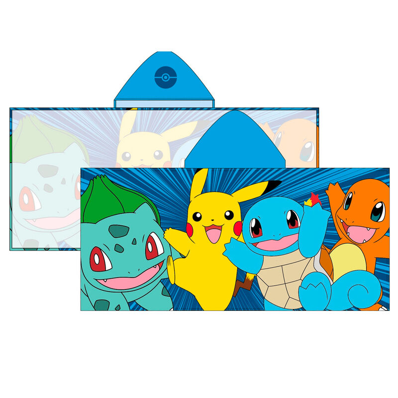 Poncho toalla Pokemon microfibra Frikytopia