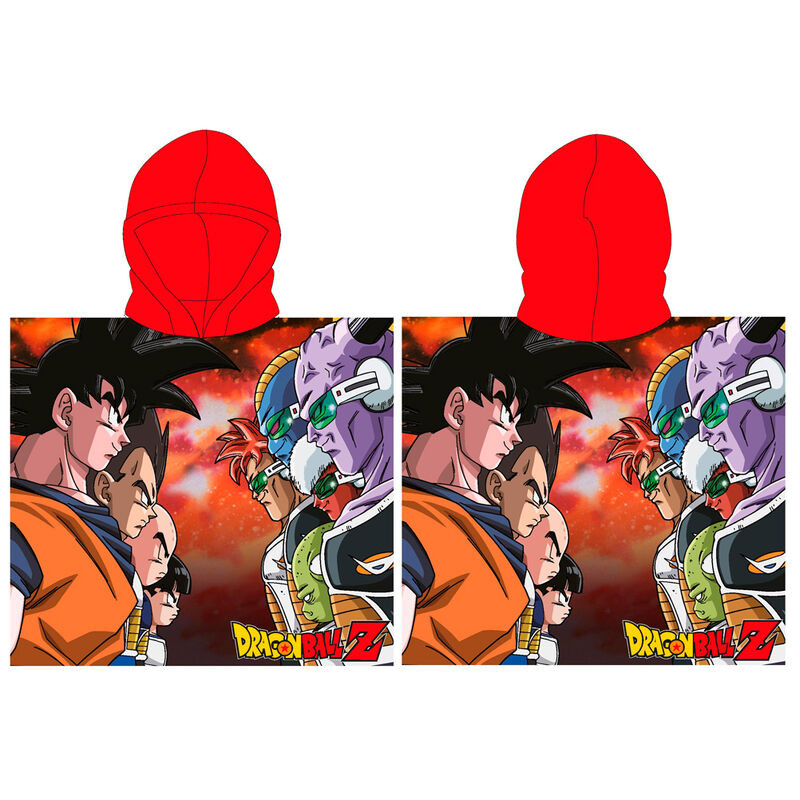 Poncho toalla Dragon Ball Z microfibra Frikytopia