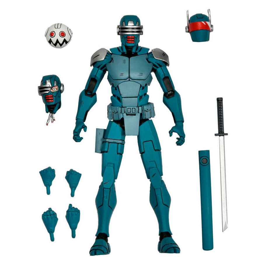 Figura neca teenage mutant ninja turtles the last ronin ultimate synja patrol bot 18cm