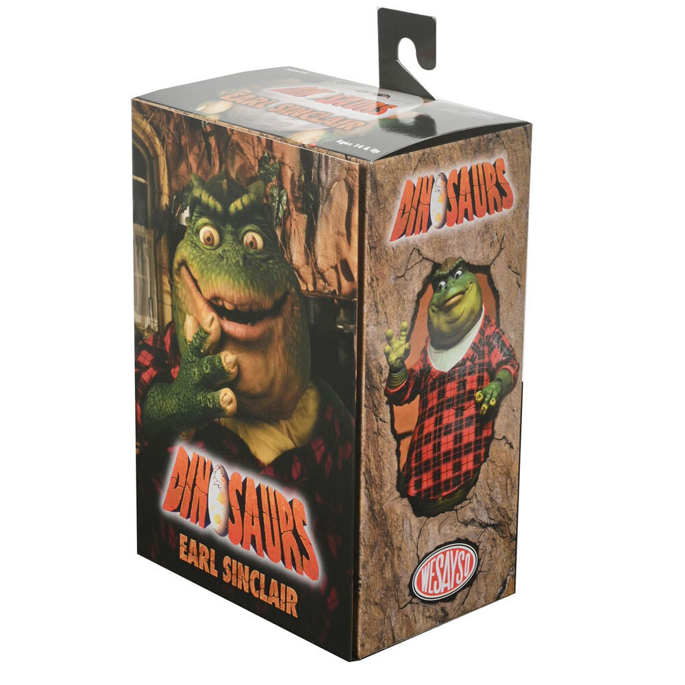 Ultimate earl sinclair scale action fig. 18 cm dinosaurs