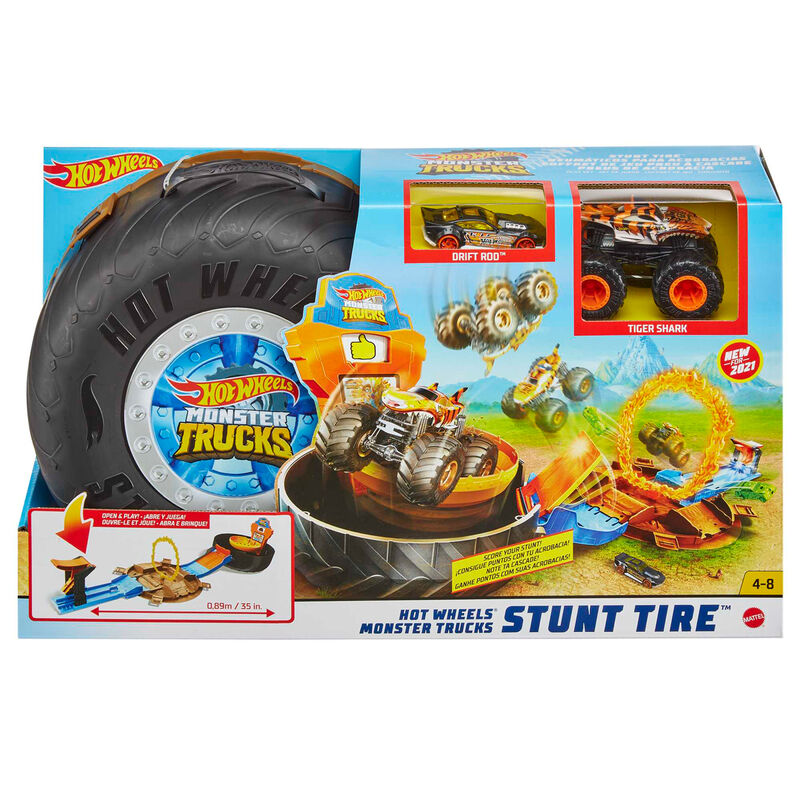 Rueda Acrobacias Monster Trucks Hot Wheels Frikytopia