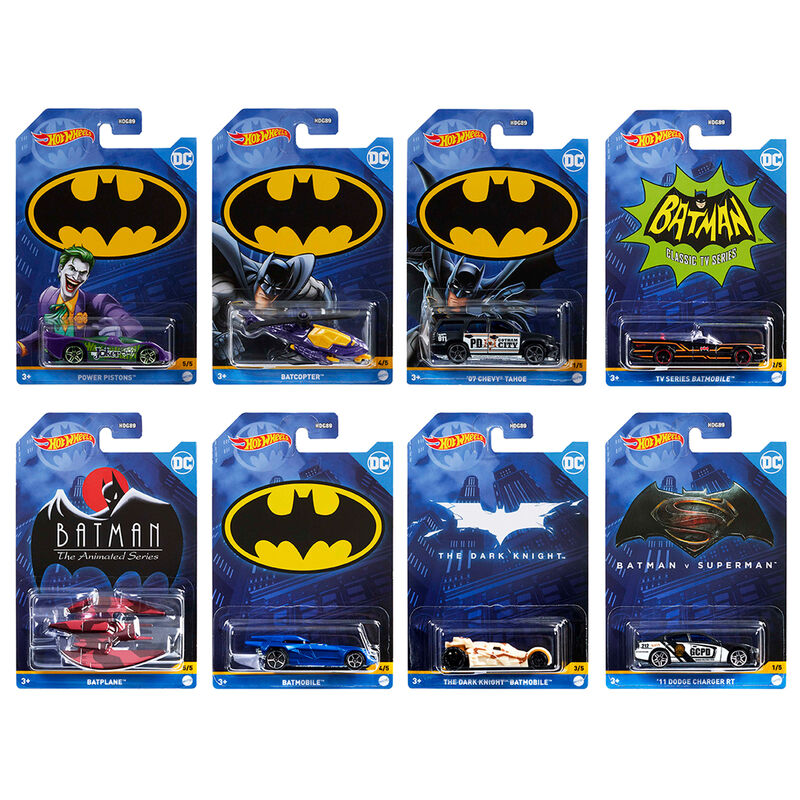 Batman Hot Wheels Silver Series Vehicles Die-Cast 1/64 979T Surtido (24)