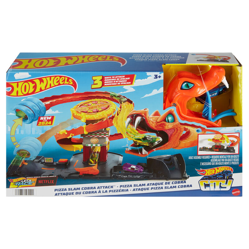 Pista Pizza Slam Ataque de Cobra Hot Wheels Frikytopia