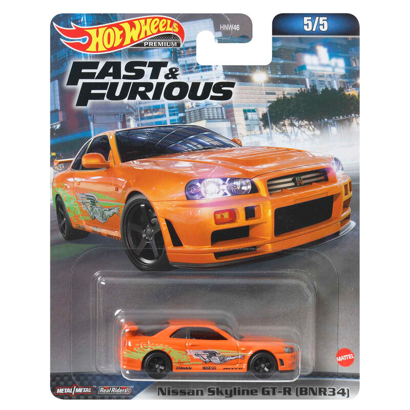 Fast & Furious Hot Wheels Premium Vehículos Die-Cast 1/64 979P Surtido (10)