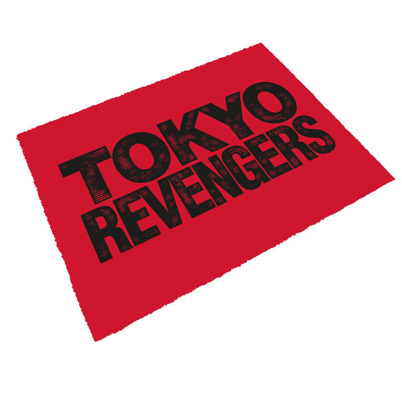 Felpudo 60x40 cm logo sobre rojo tokyo revengers