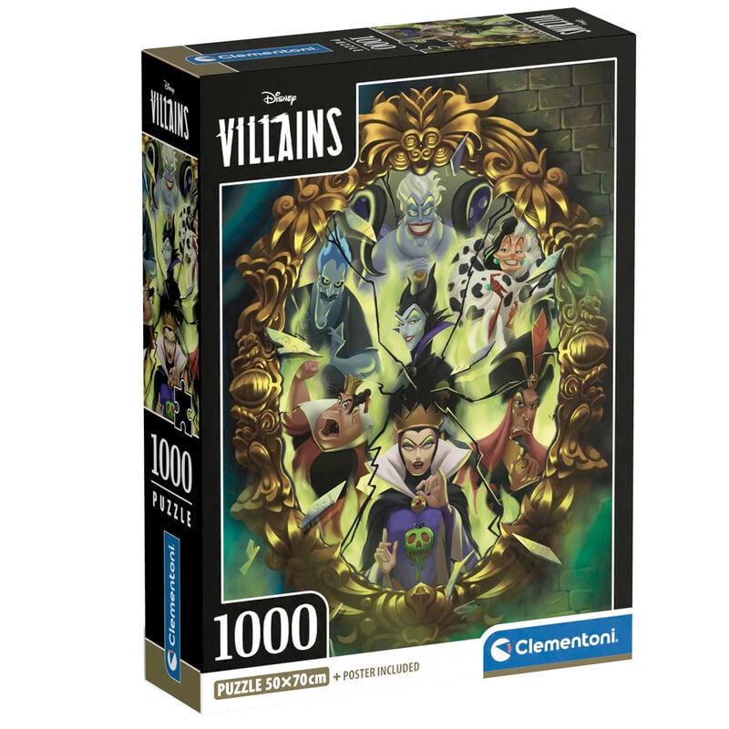 Puzzle Villanas Disney 1000pzs Frikytopia