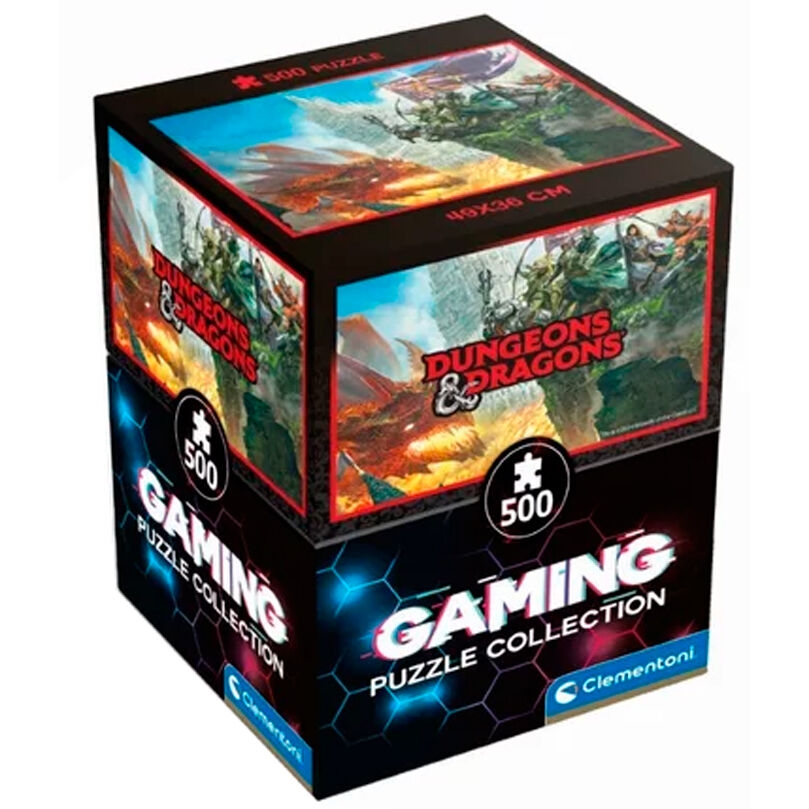 Gaming Puzle Collection - Cube500 Dungeons & Dragons: DRAGONFIRE - Jigsaw Puzle 500 Pcs