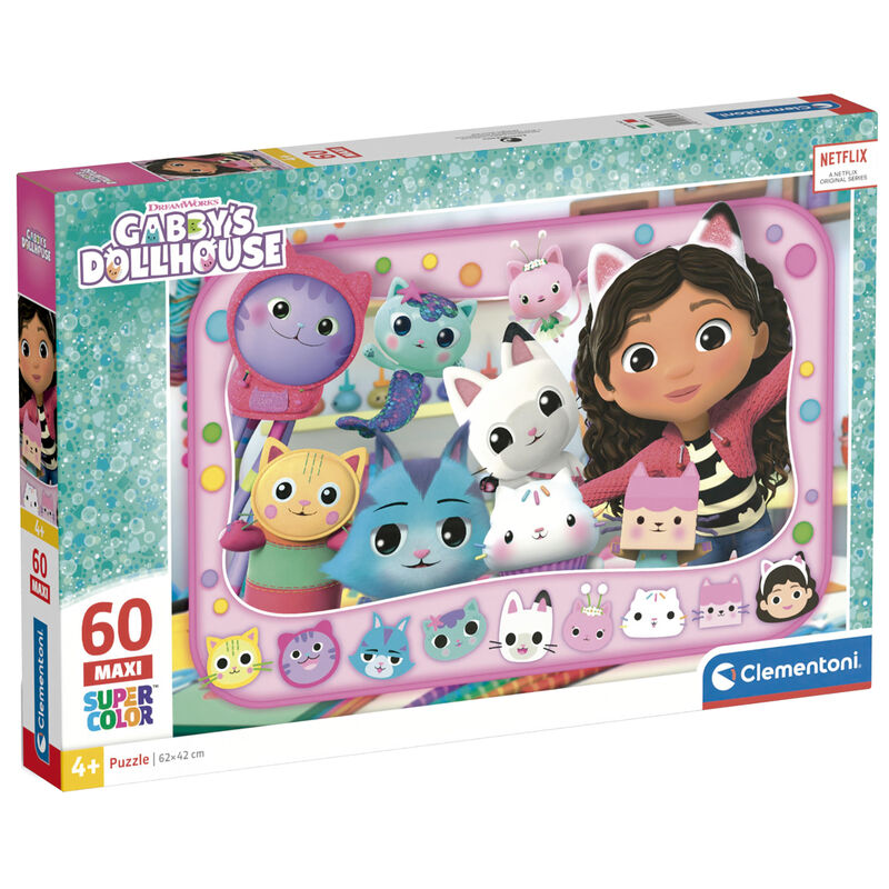 Puzzle maxi La Casa de Muñecas de Gabby 60pzs Frikytopia