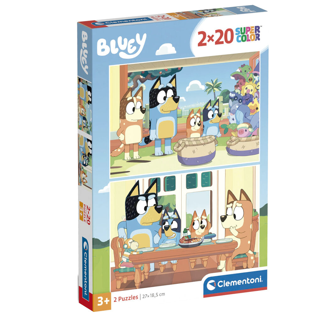 Puzzle Bluey 2x20pzs Frikytopia