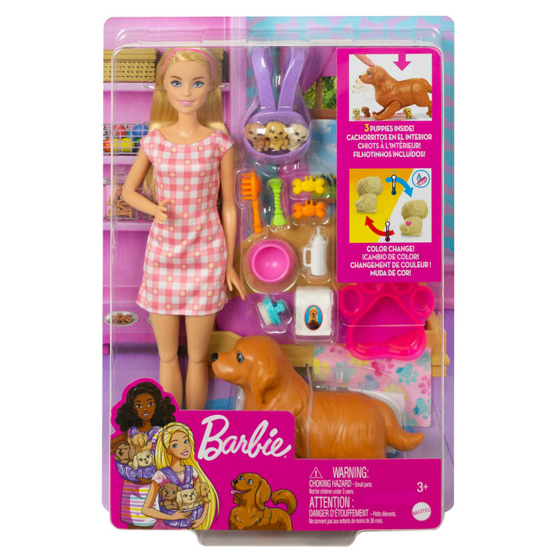 Muñeca y Cachorros Barbie Frikytopia