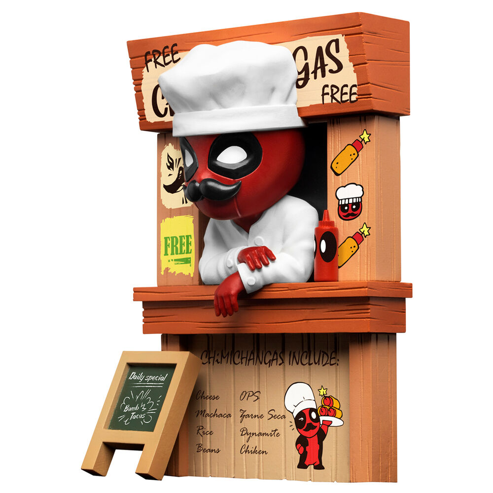 YuMe Hero Caja - Deadpool Action Hero Series Display (6)