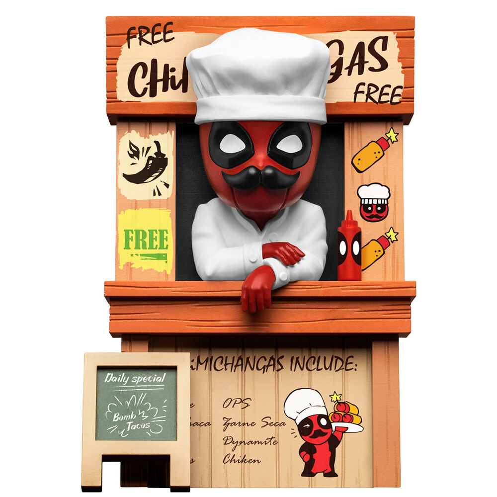 YuMe Hero Caja - Deadpool Action Hero Series Display (6)