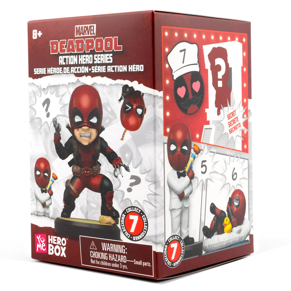 YuMe Hero Caja - Deadpool Action Hero Series Display (6)