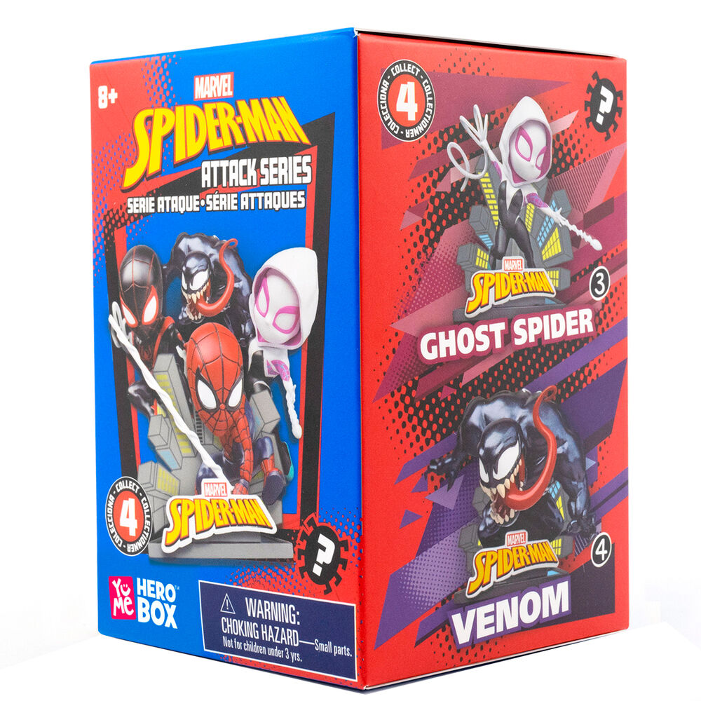 YuMe Hero Caja - Spider-Man Attack Series Display (6)