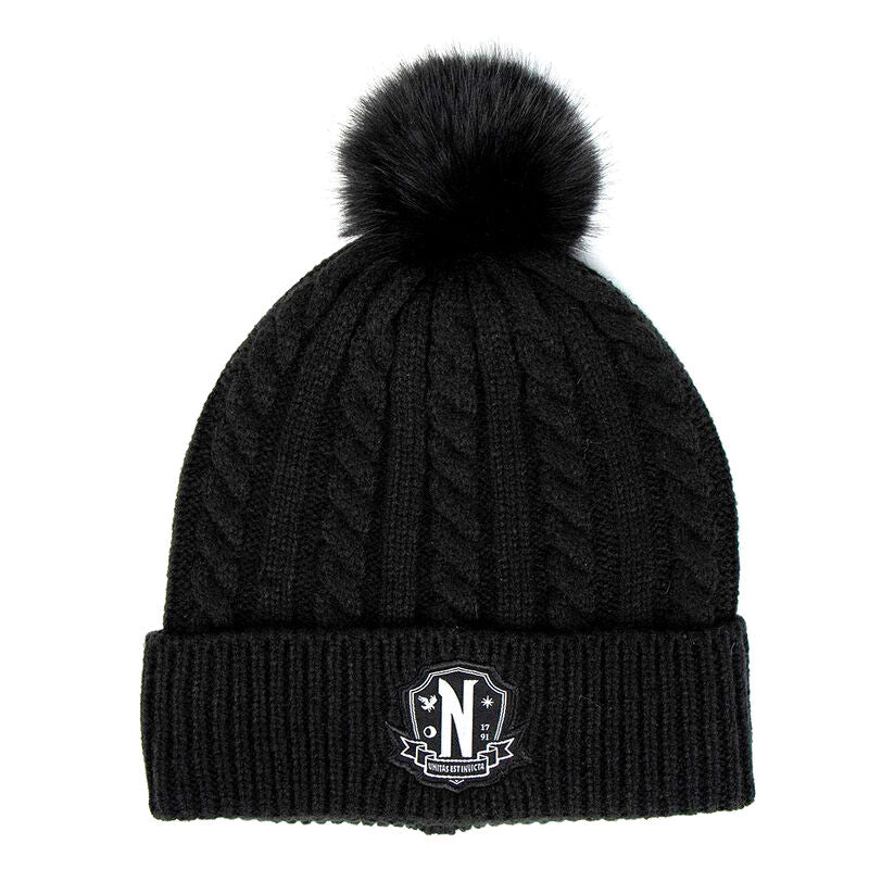 Wednesday Set de Beanie Guantes Nervermore