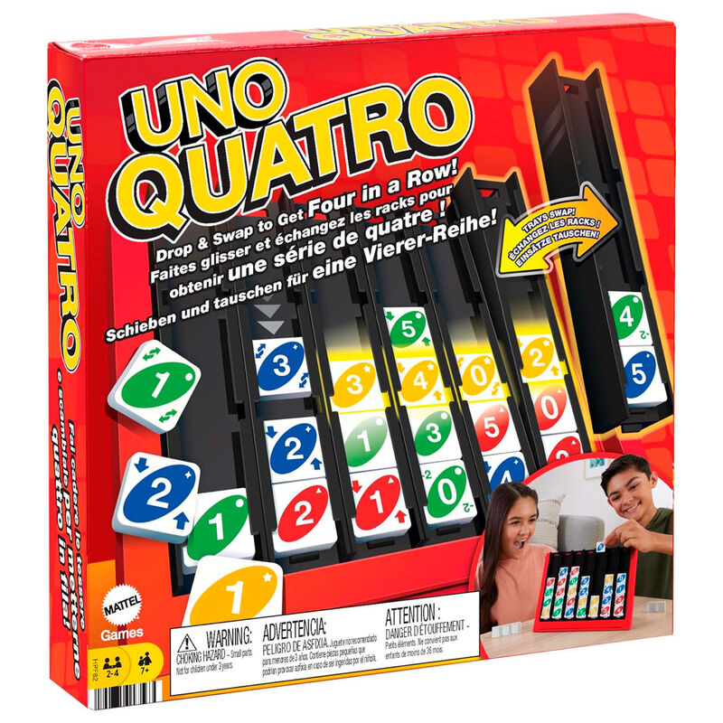 Juego mesa UNO Quatro Frikytopia