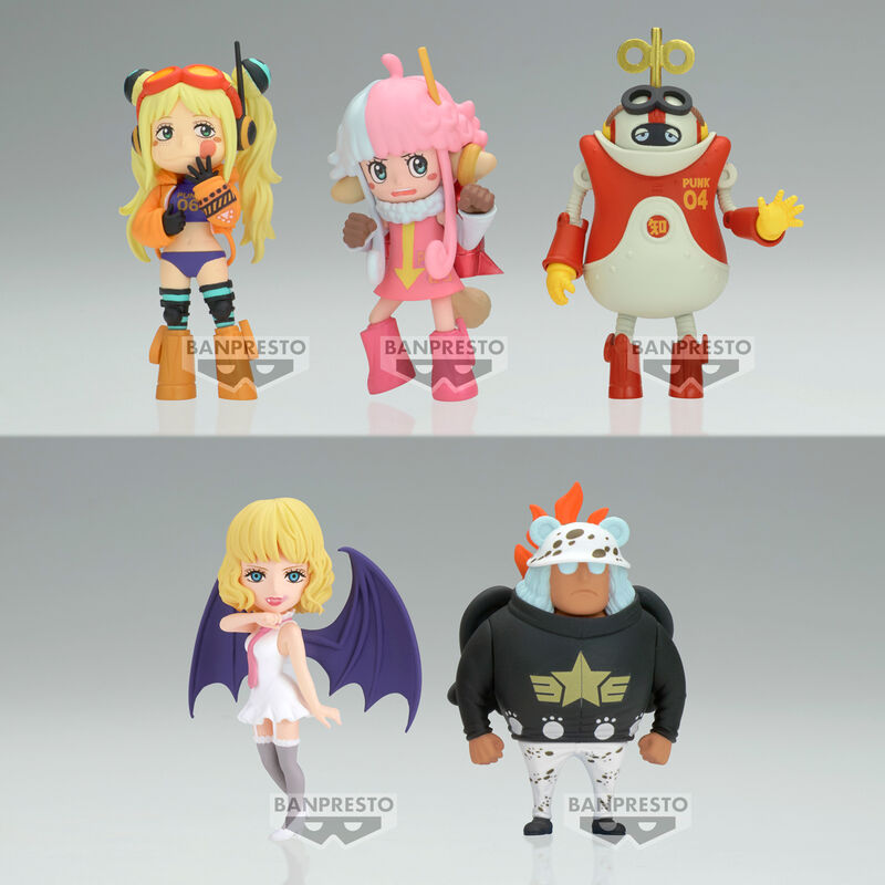 Figura banpresto one piece world collectable egg head 5 unidad aleatoria