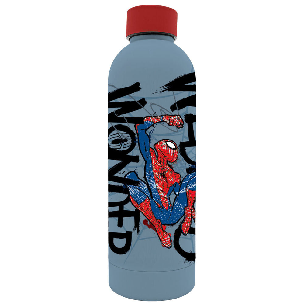 Botella aluminio Spiderman Marvel 500ml Frikytopia