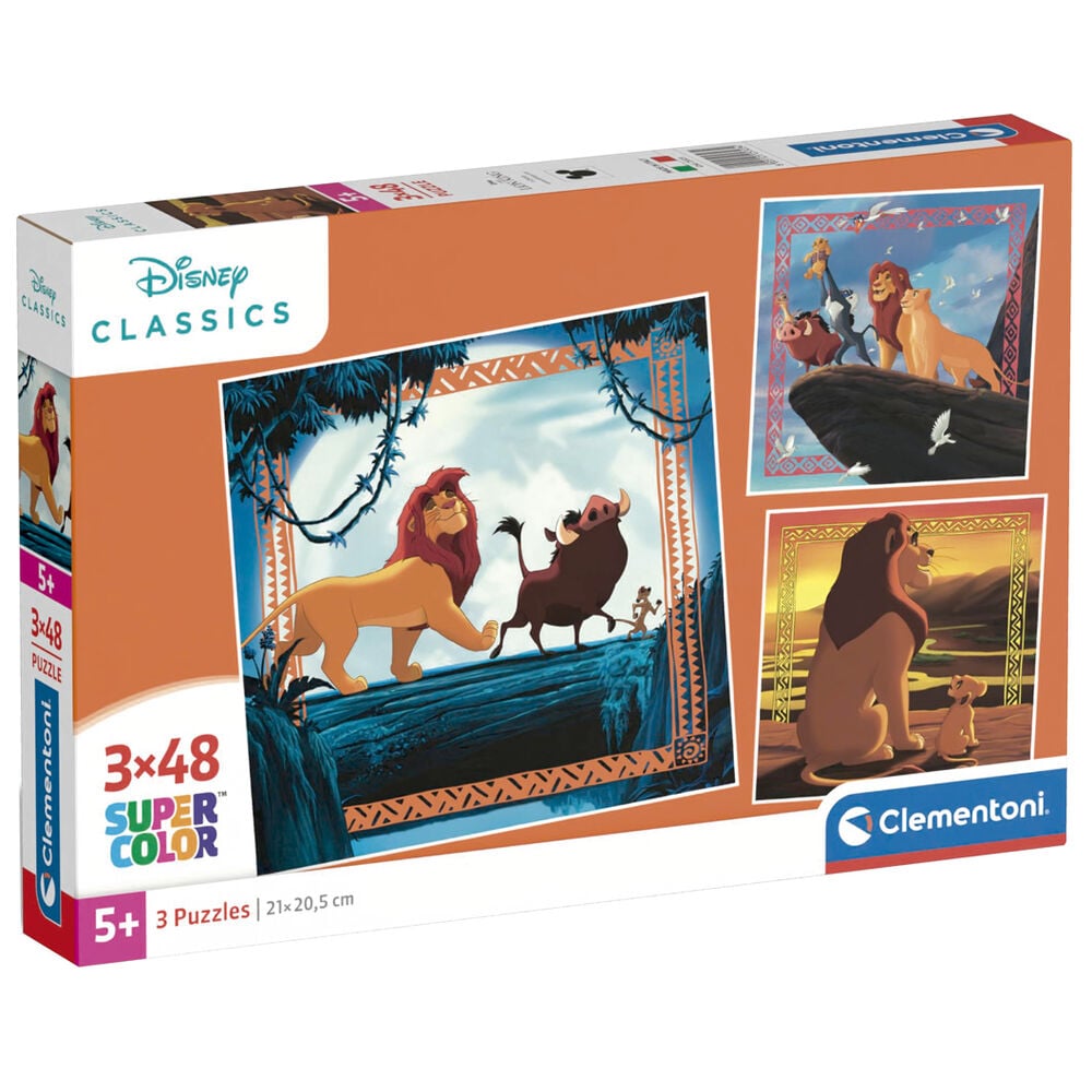 Puzzle El Rey Leon Disney 3x48pzs Frikytopia