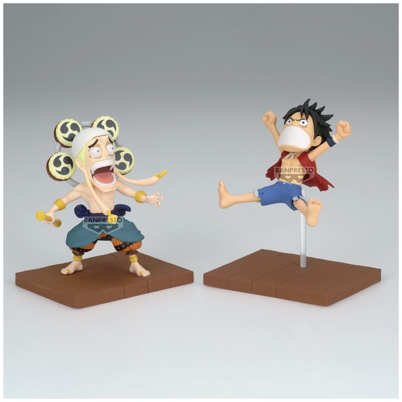 Figura banpresto one piece world collectable figure log stories luffy