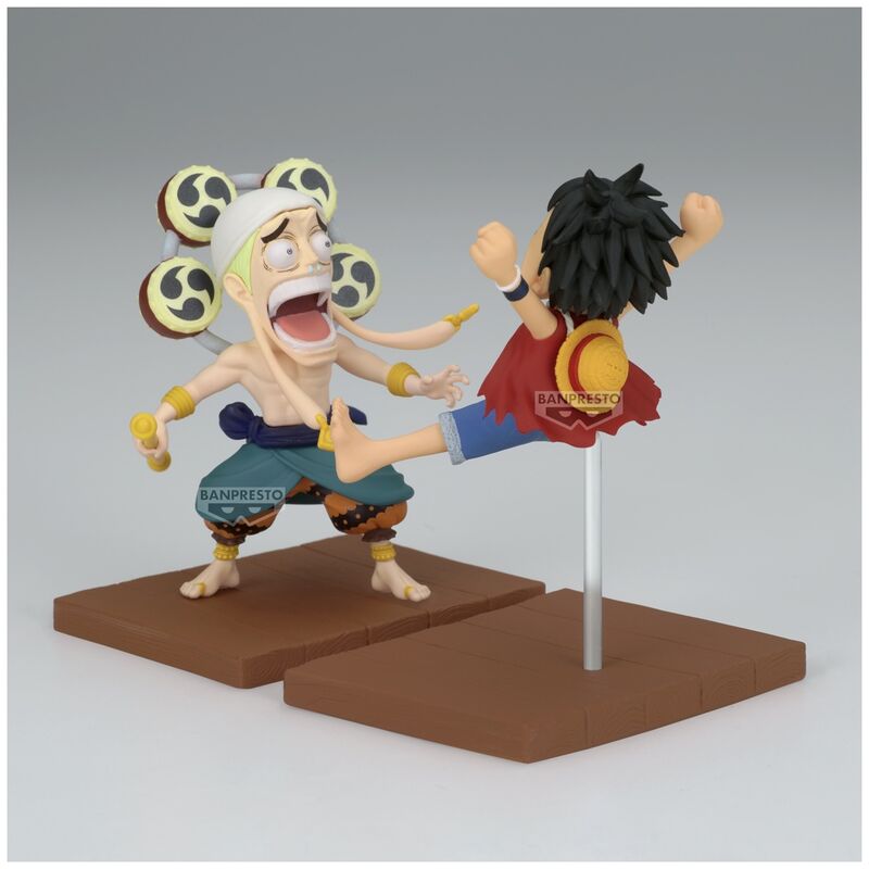 Figura banpresto one piece world collectable figure log stories luffy