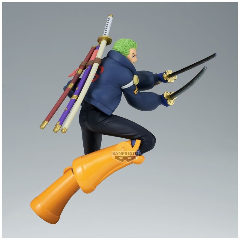 Figura banpresto one piece battle record collection roronoa zoro 16cm