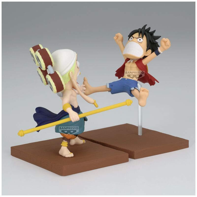 Figura banpresto one piece world collectable figure log stories luffy