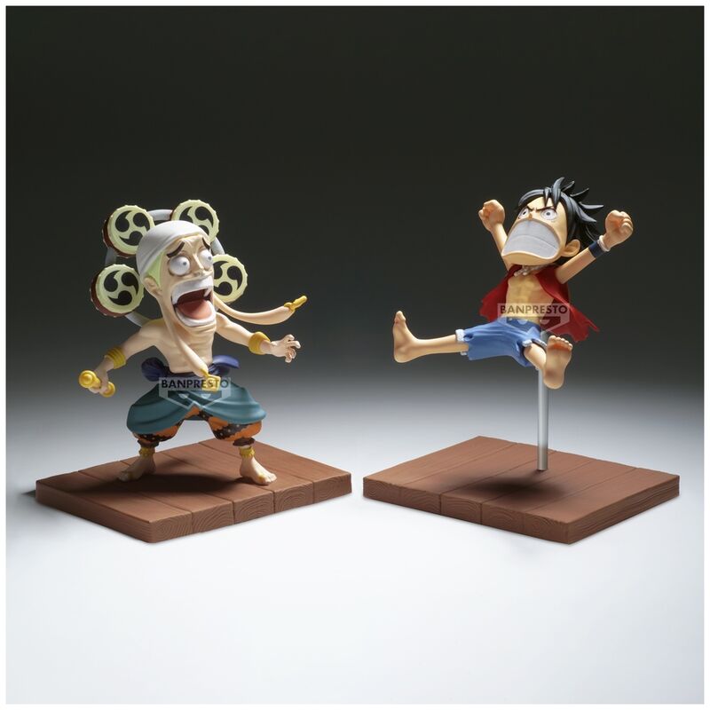 Figura banpresto one piece world collectable figure log stories luffy