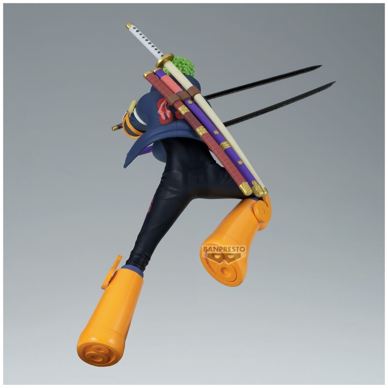 Figura banpresto one piece battle record collection roronoa zoro 16cm