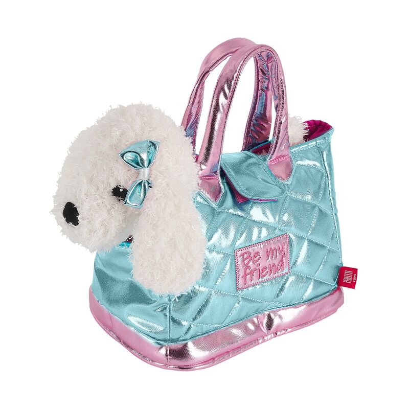 Bolso mano + peluche Azul perro Didi 28cm Frikytopia
