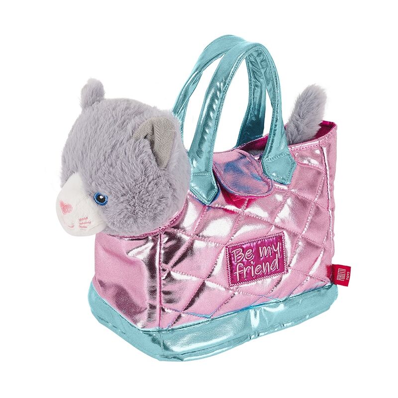 Bolso mano + peluche Rosa gato Coco 28cm Frikytopia