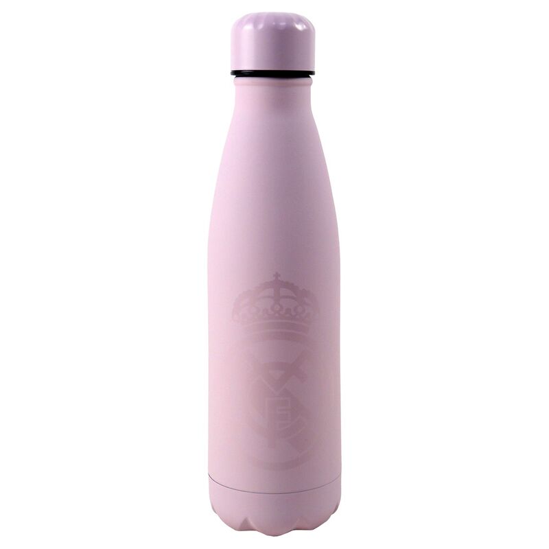 Botella rosa acero inoxidable Real Madrid 600ml Frikytopia