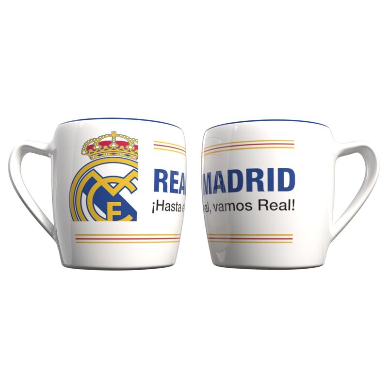 Taza bicolor Real Madrid 380ml Frikytopia