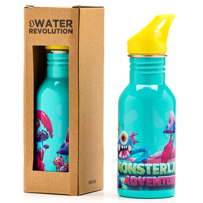 Cantimplora acero inoxidable Monsterland Water Revolution 500ml Frikytopia