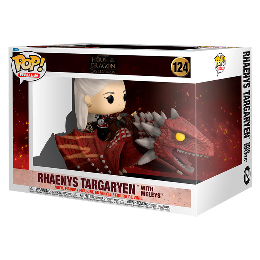 Figura POP Rides Deluxe La Casa del Dragon Rhaenys Targaryen with Meleys Frikytopia