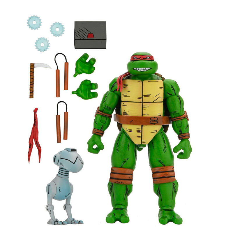 Figura neca teenage mutant ninja turtles mirage comics michelangelo scale action 18cm