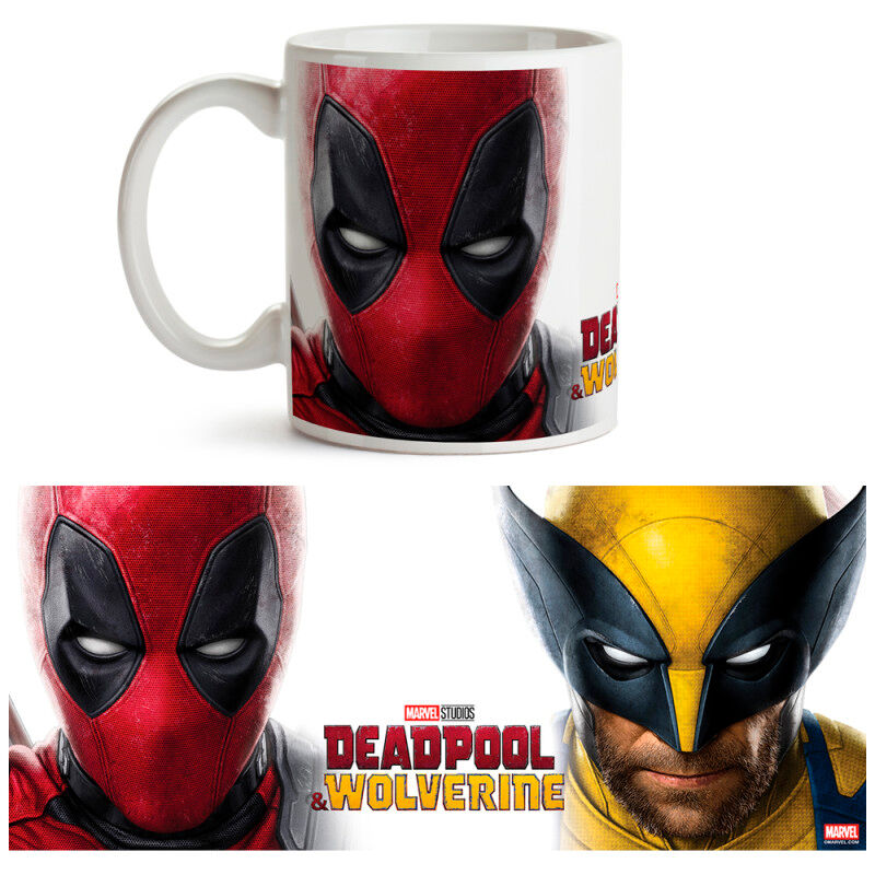 Marvel Taza Deadpool & Wolverine Come together