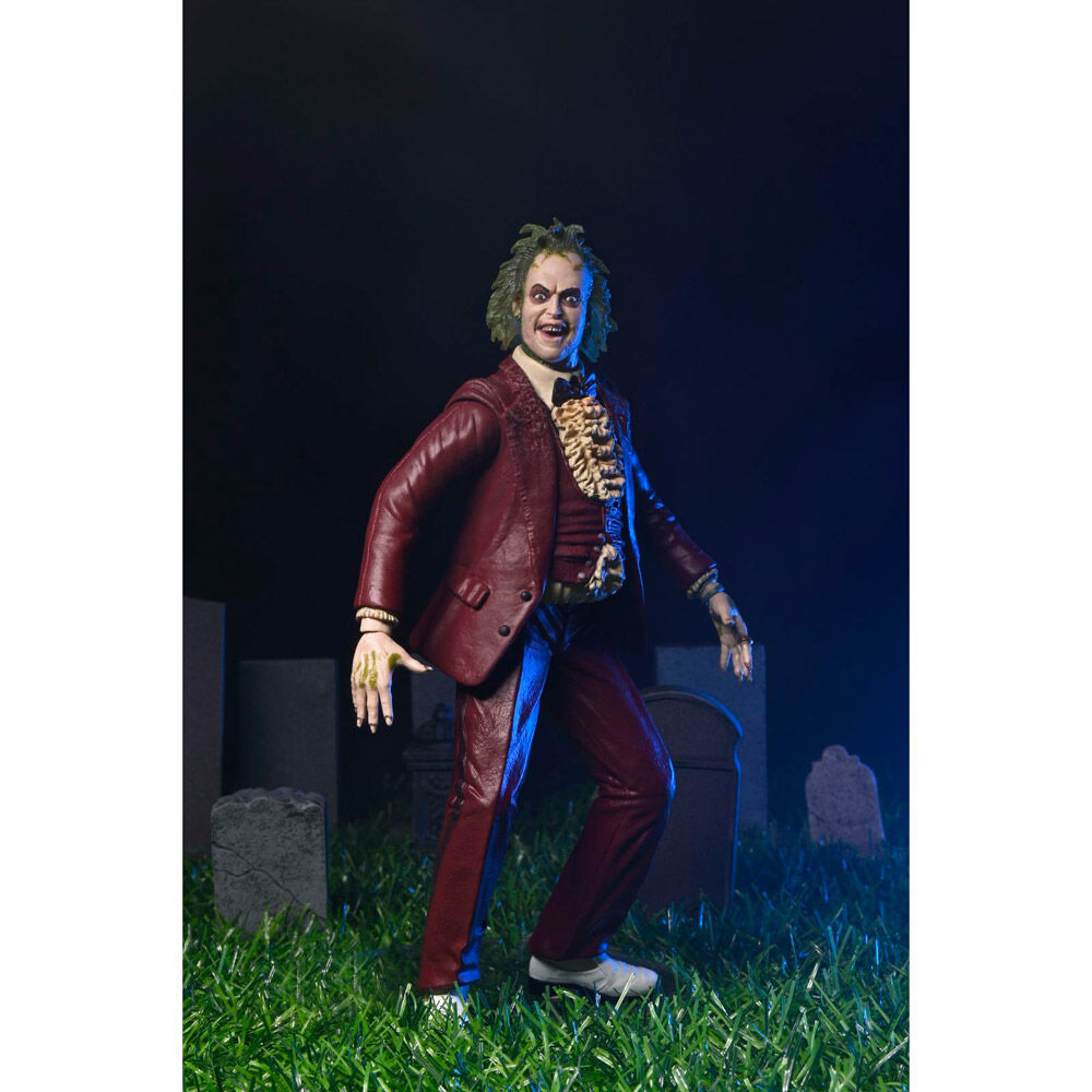 Beetlejuice red tuxedo scale action fig. 18 cm beetlejuice (1988)