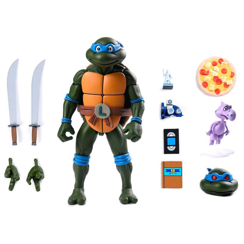 Figura Ultimate Leonardo Comics Tortugas Ninja 18 cm