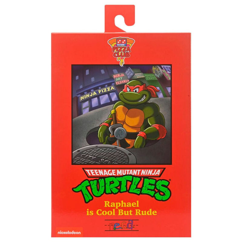 Figura Ultimate Raphael VHS Cartoon Tortugas Ninja 18 cm
