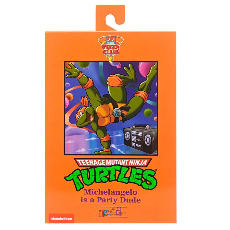 Figura Ultimate Michelangelo VHS Cartoon Tortugas Ninja 18 cm