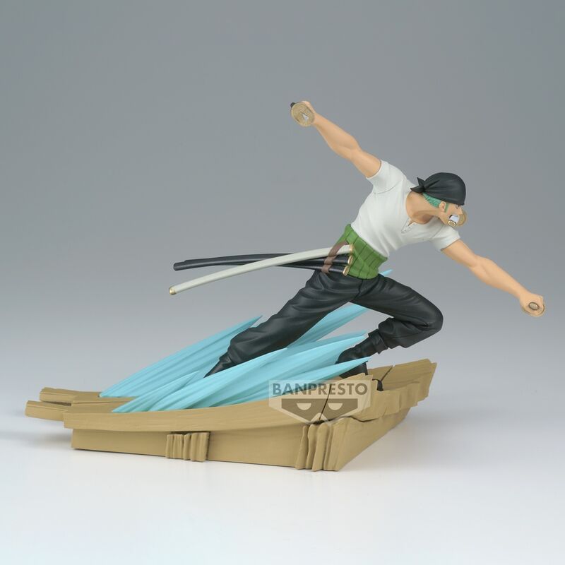 Figura banpresto one piece senkozekkei roronoa zoro 11cm