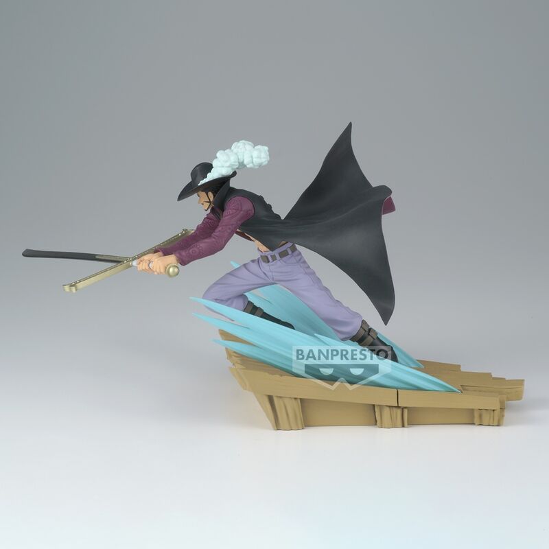 Figura banpresto one piece senkozekkei dracule mihawk 12cm