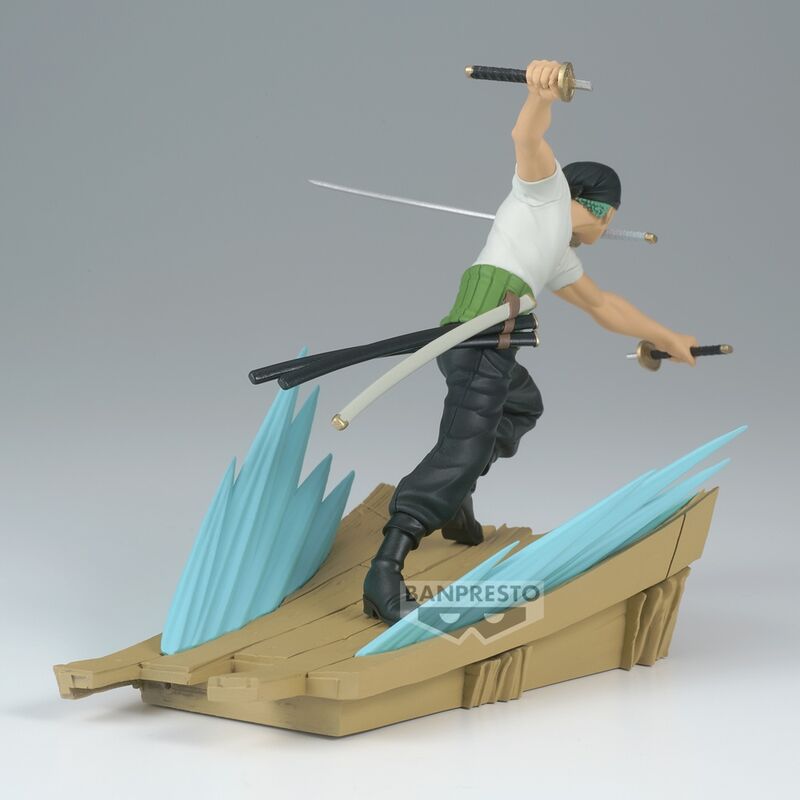 Figura banpresto one piece senkozekkei roronoa zoro 11cm